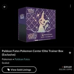 Paldean Fates Pokemon Center Elite Trainer Box