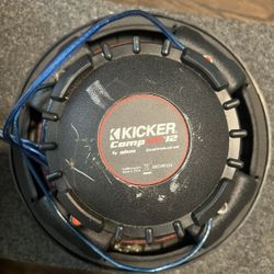 2 12 Inch Kicker Subs And Sealed Box 