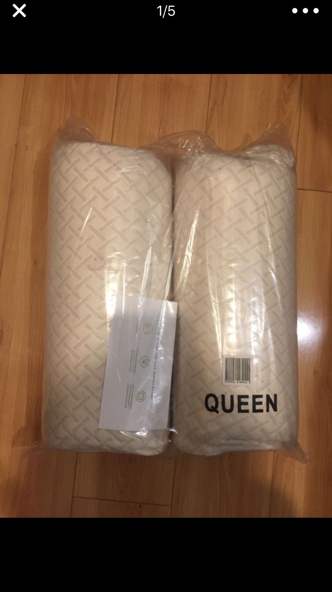 Napyou 2 pack queen memory foam pillow