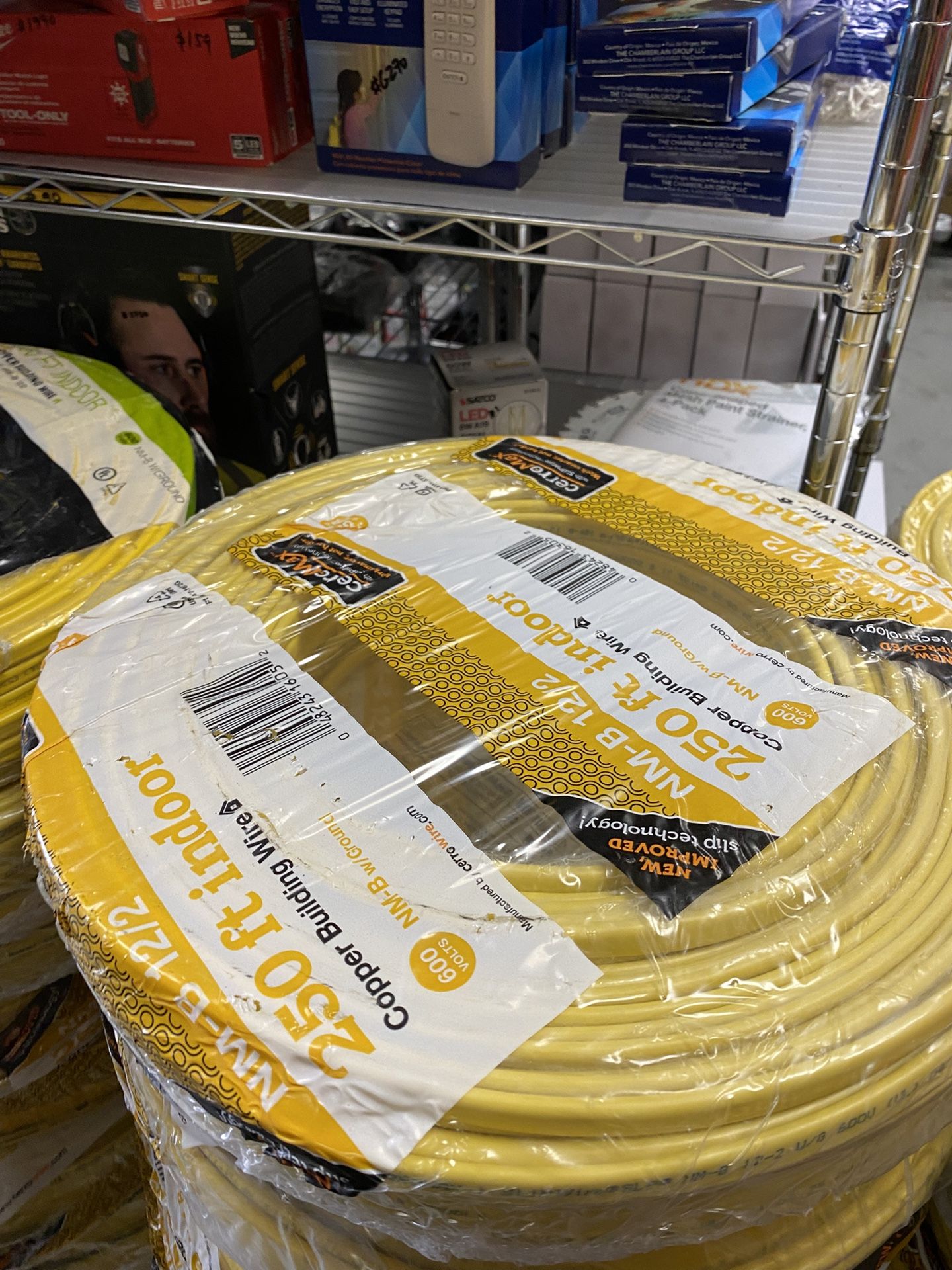 12/2 250ft Indoor Wire Romex