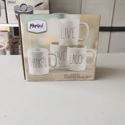 Parini 4PC Ceramic Coffee Mug Set