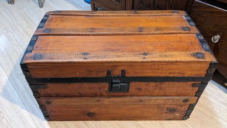 Medium Sized Wood Chest