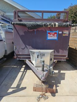 Utility dump trailer