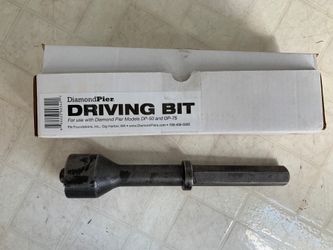 Diamond pier driving bit