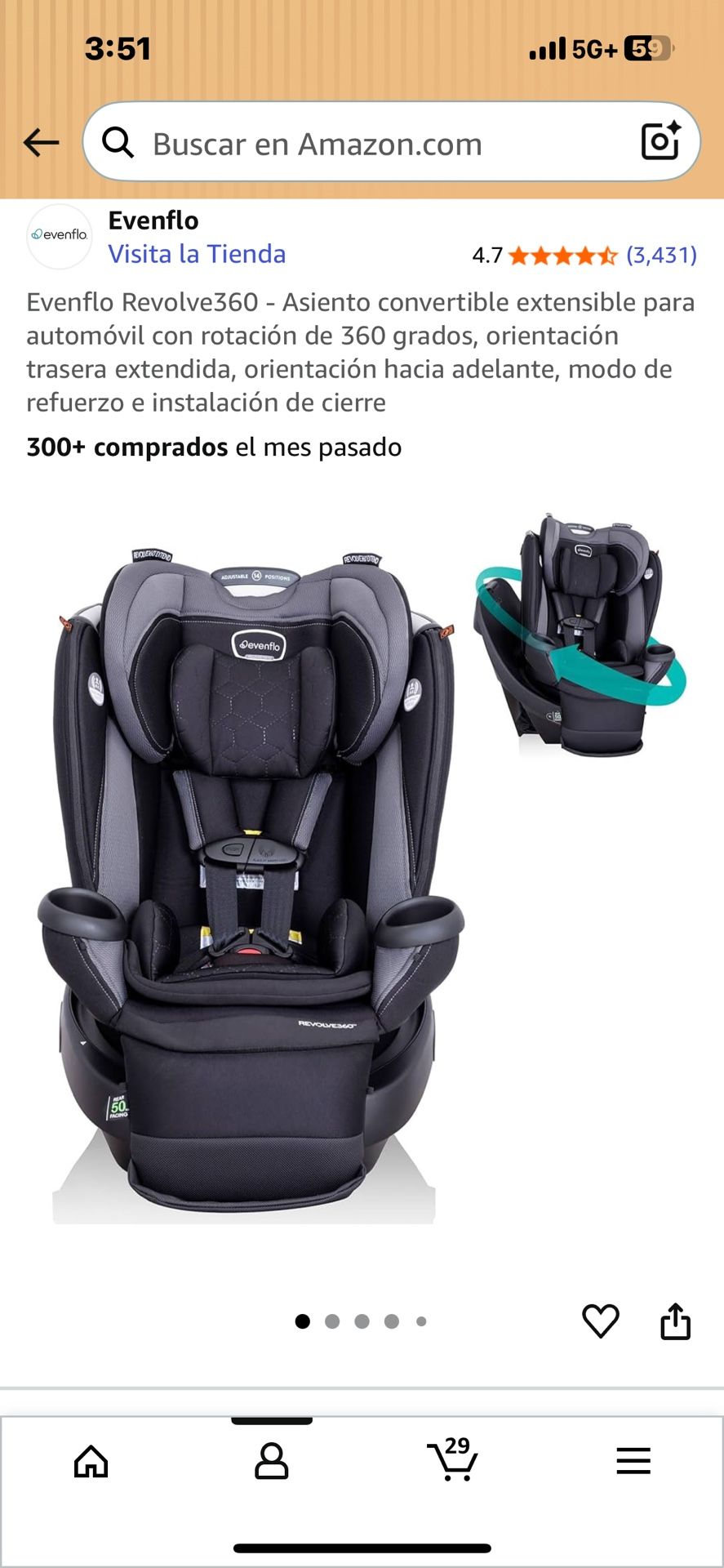 Evenflo 360 Car Seat