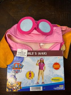 New  PAW Patrol Skye Girls Costume Size 6/6X