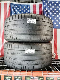 🎁 2 USED TIRES 325/30ZR23 PIRELLI P ZERO (PZ4)  Max Performance Summer Tires 325/30ZR23 Max Performance Summer