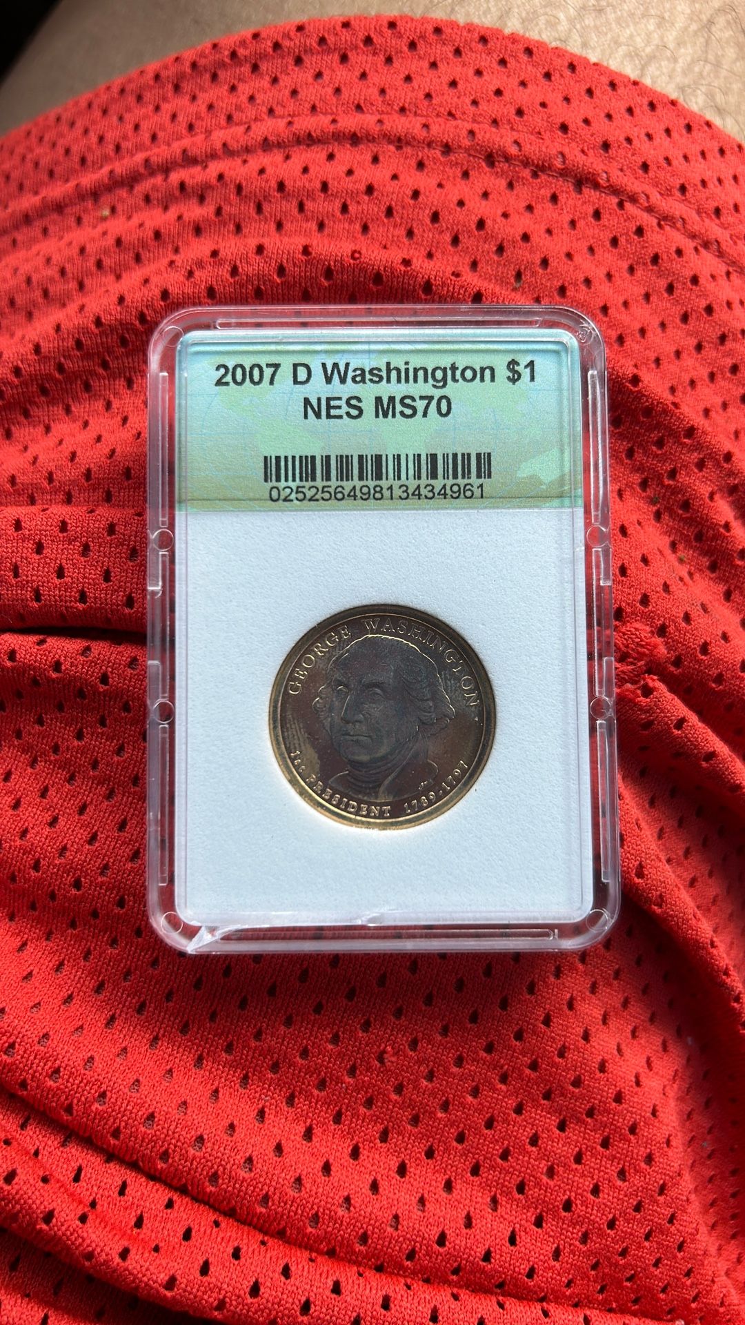 2007 George Washington Gold Dollar