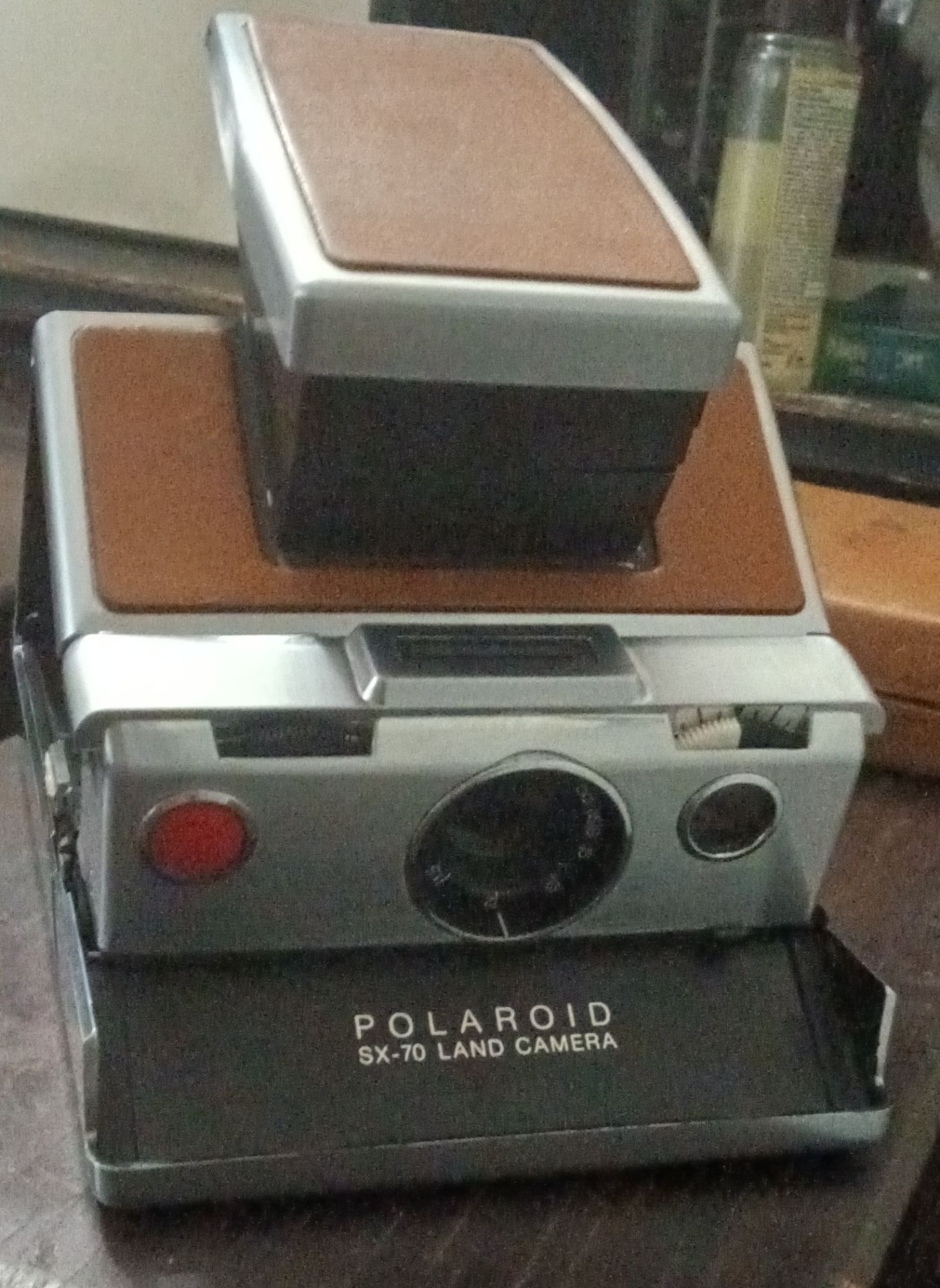 Vintage Polaroid SX-70 instant film camera
