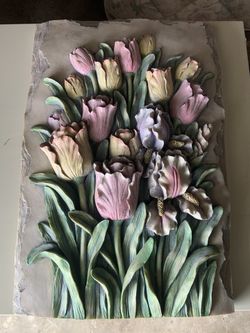 Decor Tulips Flower Resin