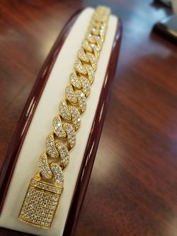 Diamond Miami cuban link bracelet