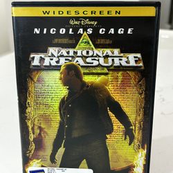 National Treasure DVD Nicolas Cage Blockbuster Case Action Adventure