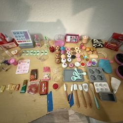 My Generation & American Girl 18” Doll Bakery Boba Bar Accessories 