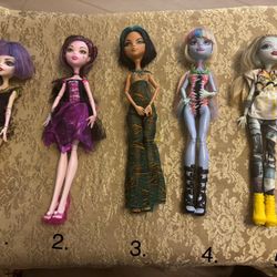 Monster high Doll $10 EACH 