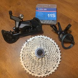 New Shimano 1x11 Cues Bike Drivetrain MTB E-bikes Gravel and Hybrids