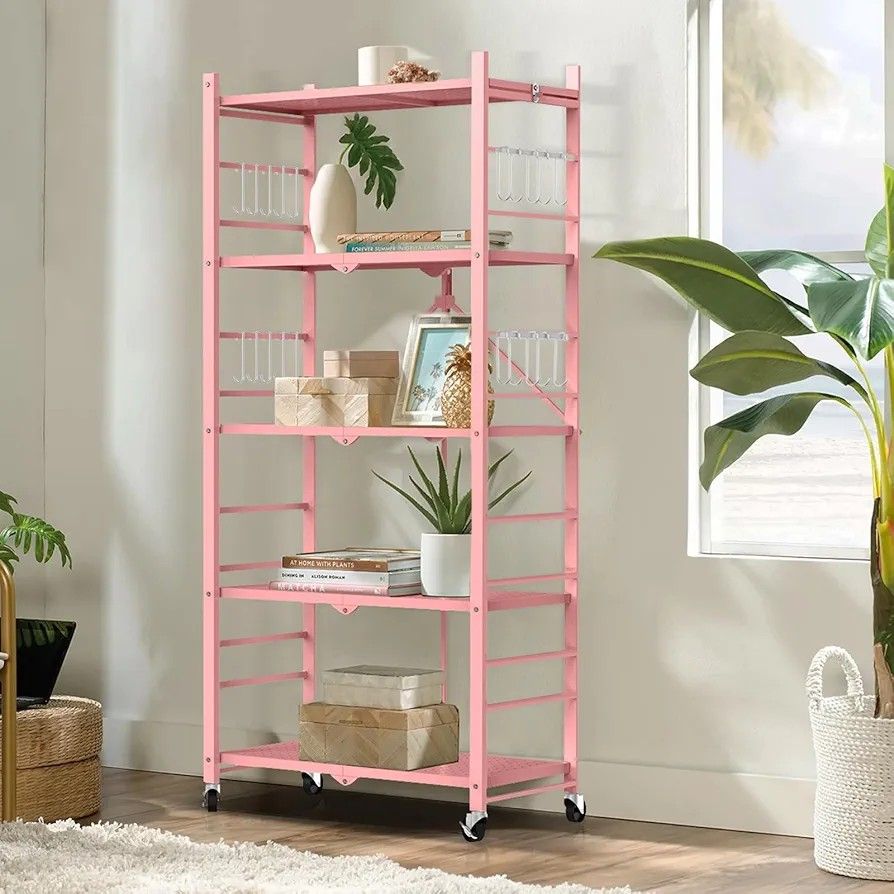 Pink Foldable Shelving