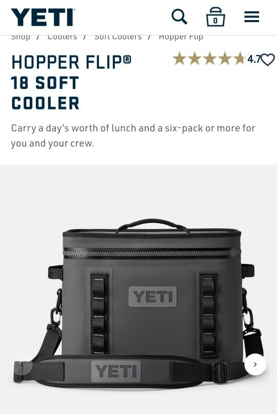 Yeti Hopper Flip 18"