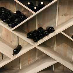 Wine Rack, Solid Pine