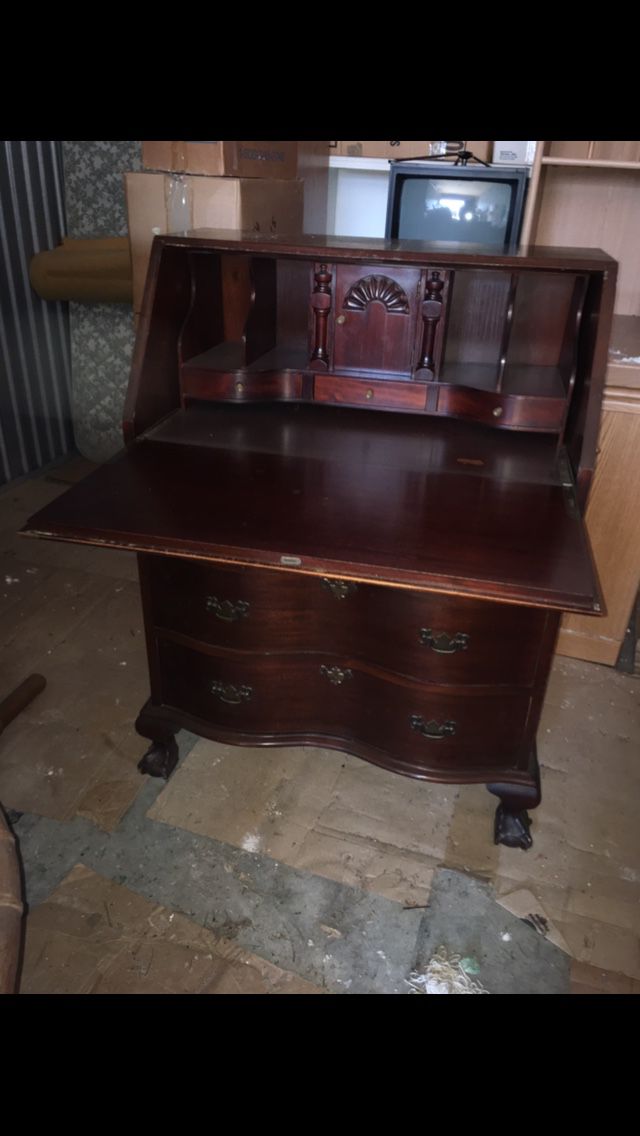 Antique Secretary Dresser 