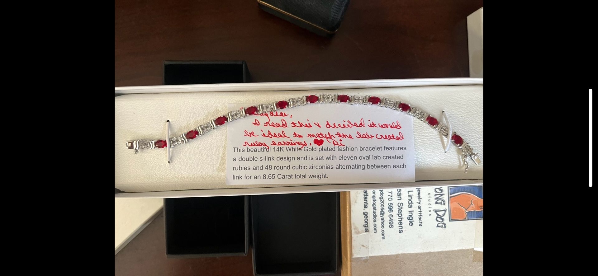 14K White Gold Bracelet (8.65ctw CZ)