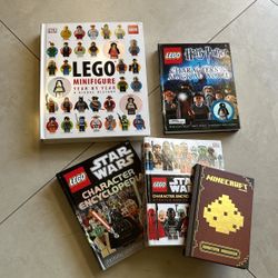 Lego Hard Copy Minifigure Books Collectors Item