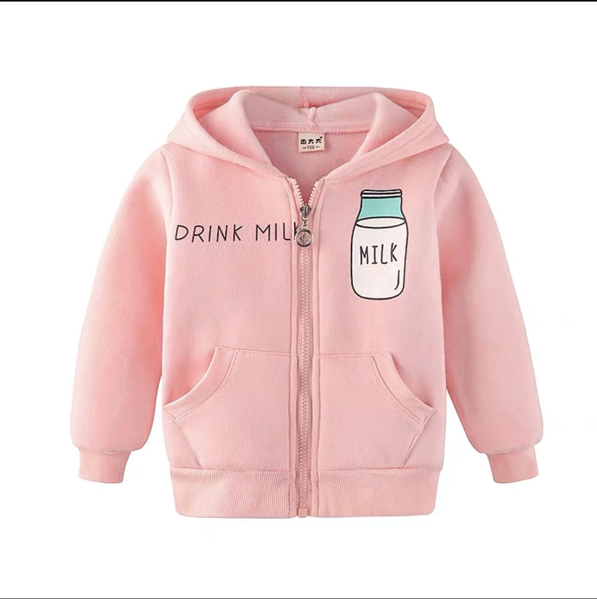 New baby girl toddle 2T 24 months outwear hoodie jacket top coat pink