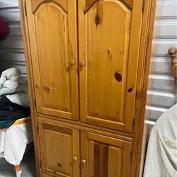 Wardrobe cabinet 23 depth  40 1/2 wide  71 tall  