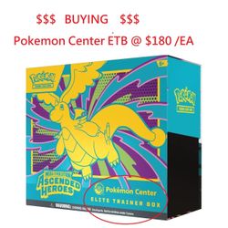 BUYING Ascended Heroes PC ETB 