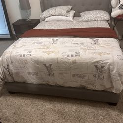Queen Mattress and Bed with Foldable Bed Frame (optional)