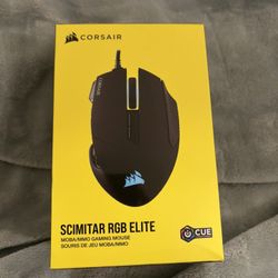 Corsair Scimitar RGB Elite Gaming Mouse (MMO/MOBA) – $70 OBO