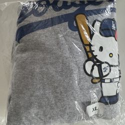 Brand New Authentic Dodgers Hello Kitty Sweater XL