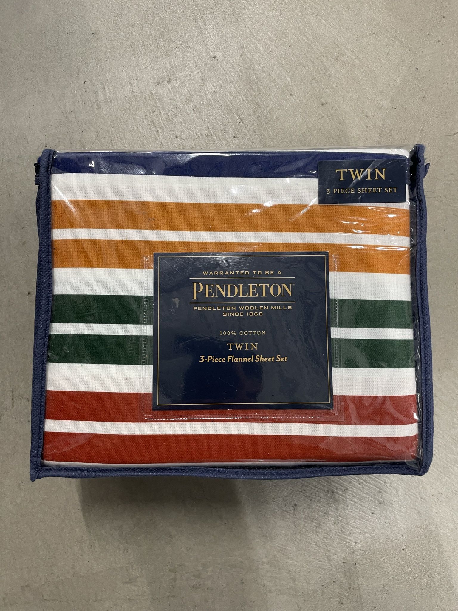 Pendleton Twin Flannel Sheet Set