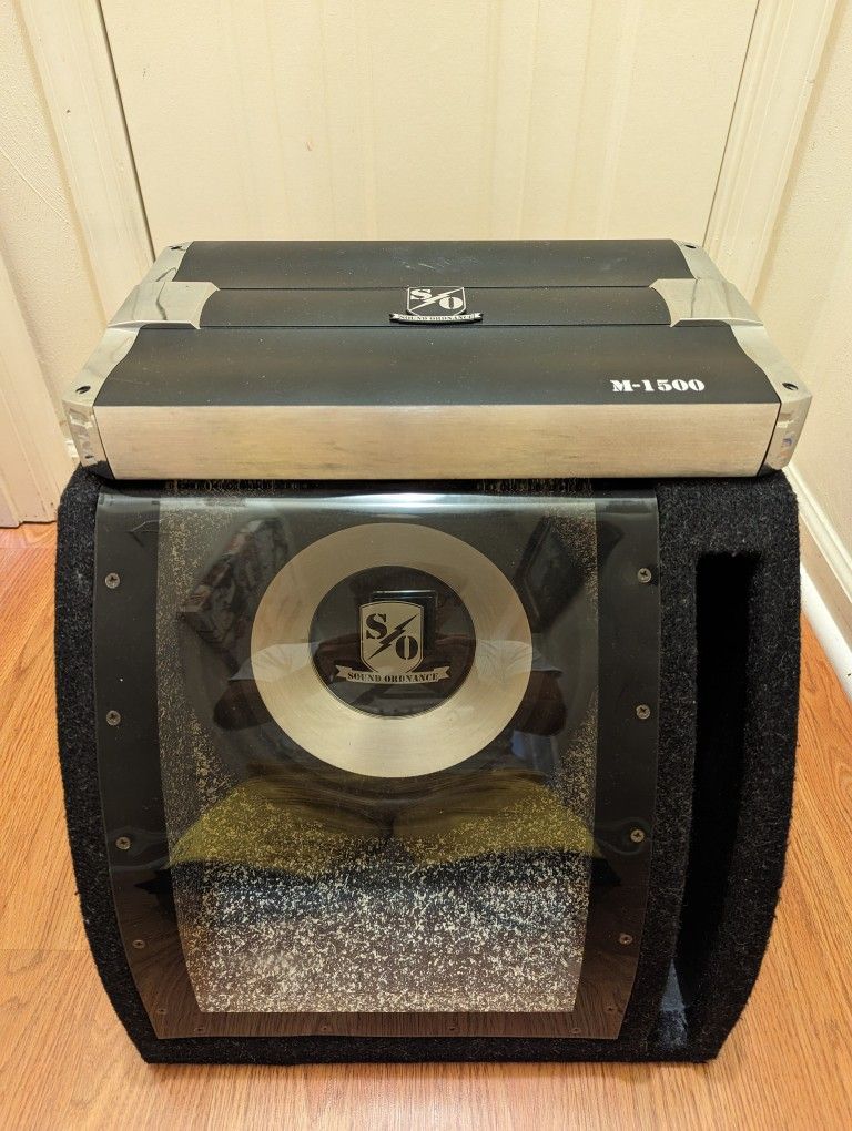 Sound Ordnance Subwoofer & Amp Combo