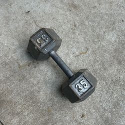 35 Lb Dumbbells