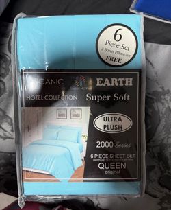 6-piece organic sheet set