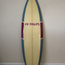 Jim Phillips Vintage Surfboard