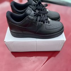 Jual nike air top force 1 black