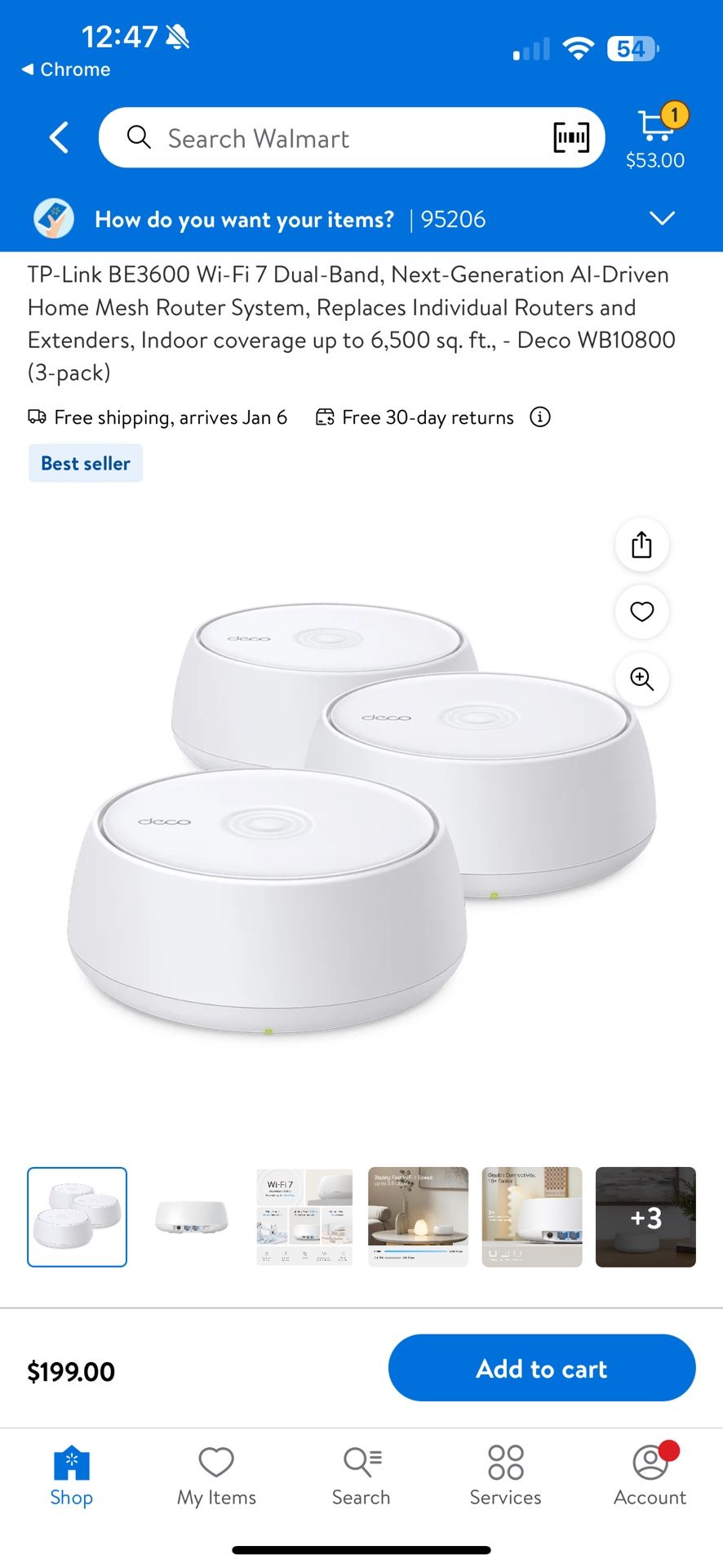TP Link DECO BE3600(3-PACK) Mesh WiFi