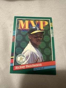 Rickey Henderson MVP Card 