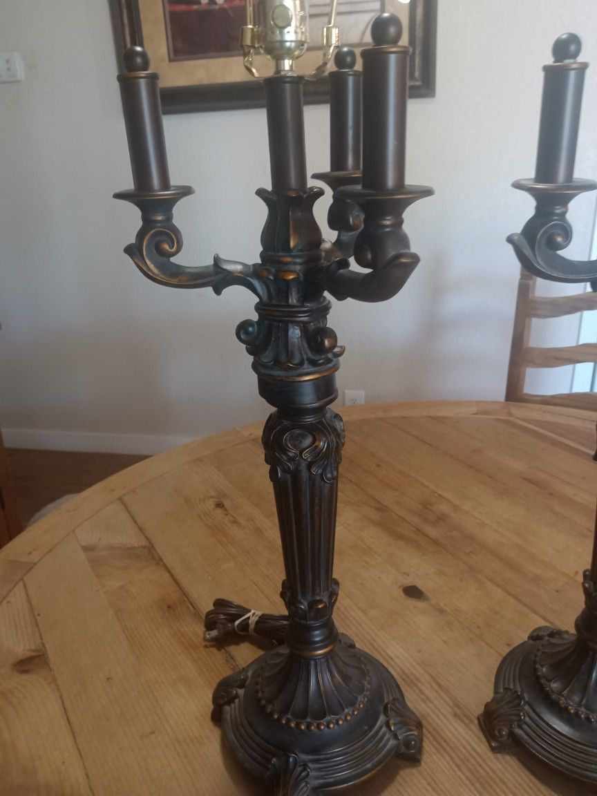 2 Antique Lamps 
