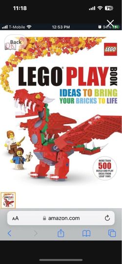 NEW LEGO Play Book Hardcover Ideas To Bring Your Bricks To Life Blocks Hardcover Book