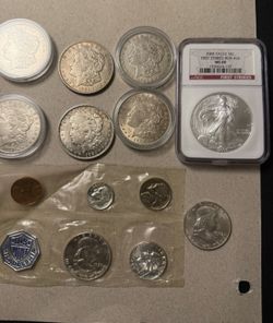 Silver coin lot