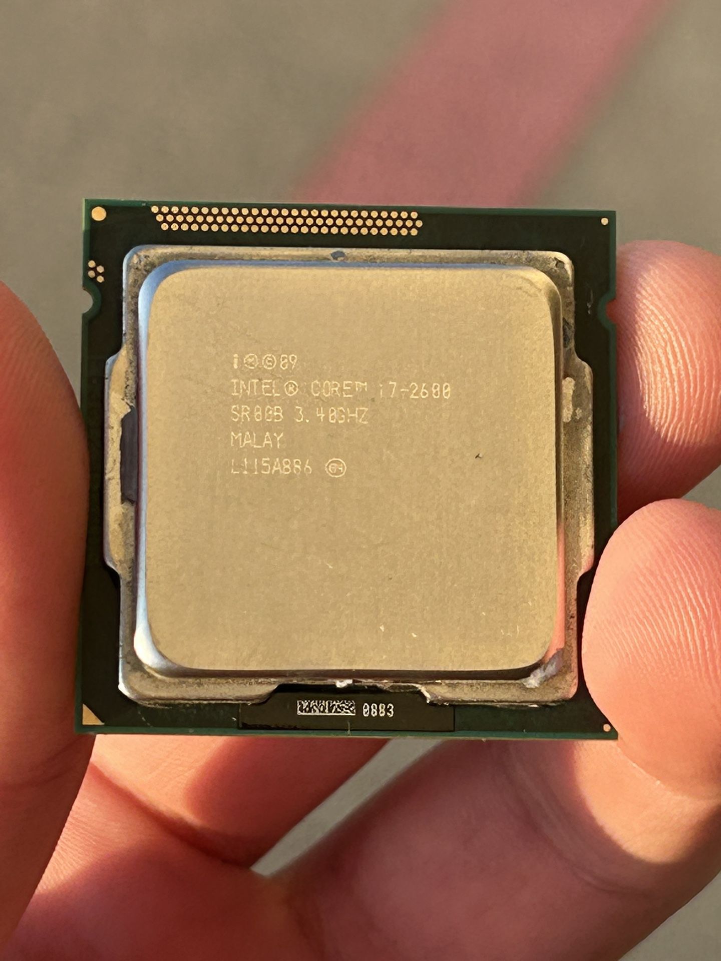 Processor Intel Core I7 2600