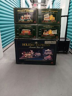 Holiday Express Animated Train Set Collection