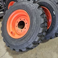 New Each 12x16.5 Tractor Bobcat Tire Llantas Nuevas Wheel Rim 