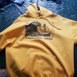 Yellow japan hoodie 