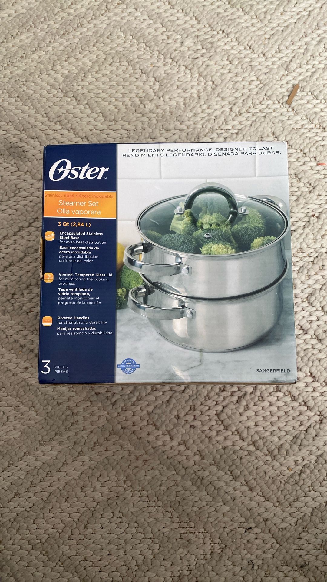 Steamer Set (3 Piece Set)