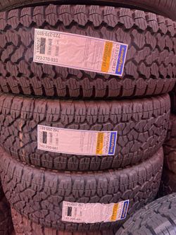 315/70/17 Goodyear RT $1,100 instadas y balanceadas