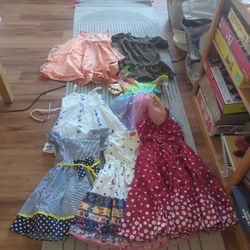 Girls Dresses (8 Total Dresses) Size 4-5 