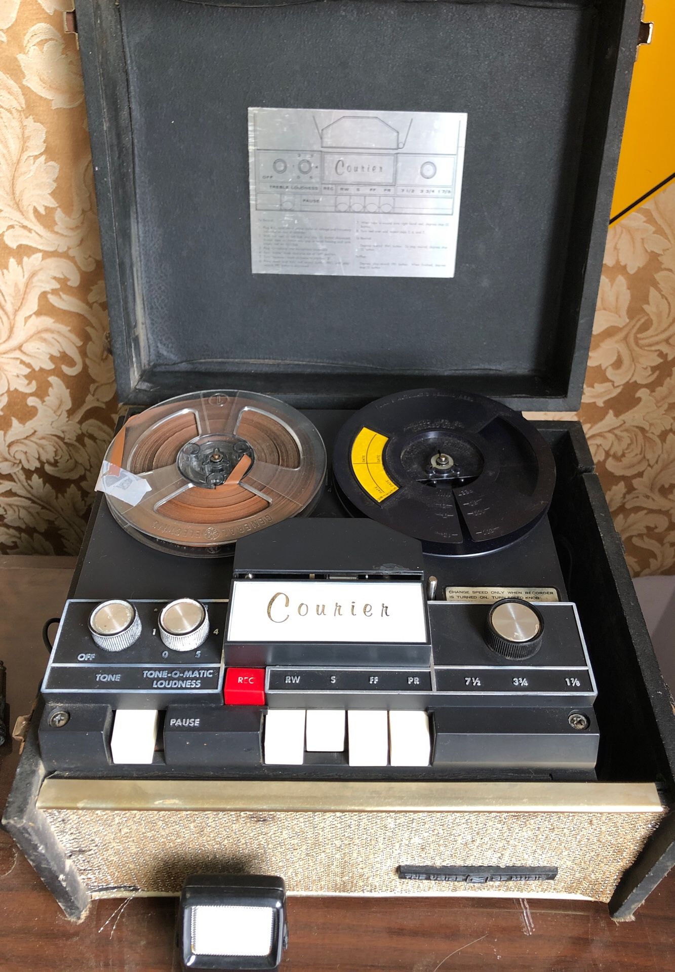 Voice of music-reel to reel